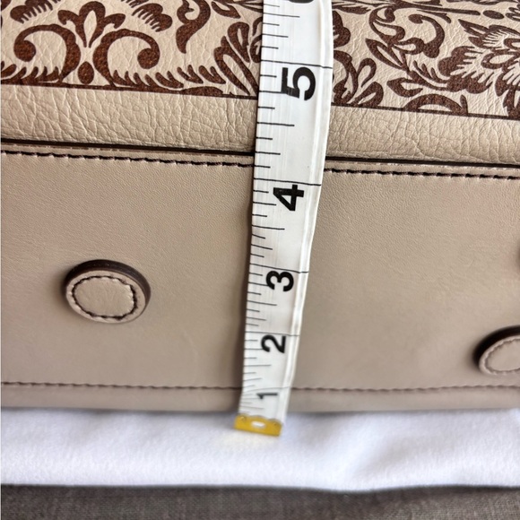 Brighton NWT Ferrara Nova Rafaela Beachwood Soft Leather Tote Boho Chic - Picture 9 of 16